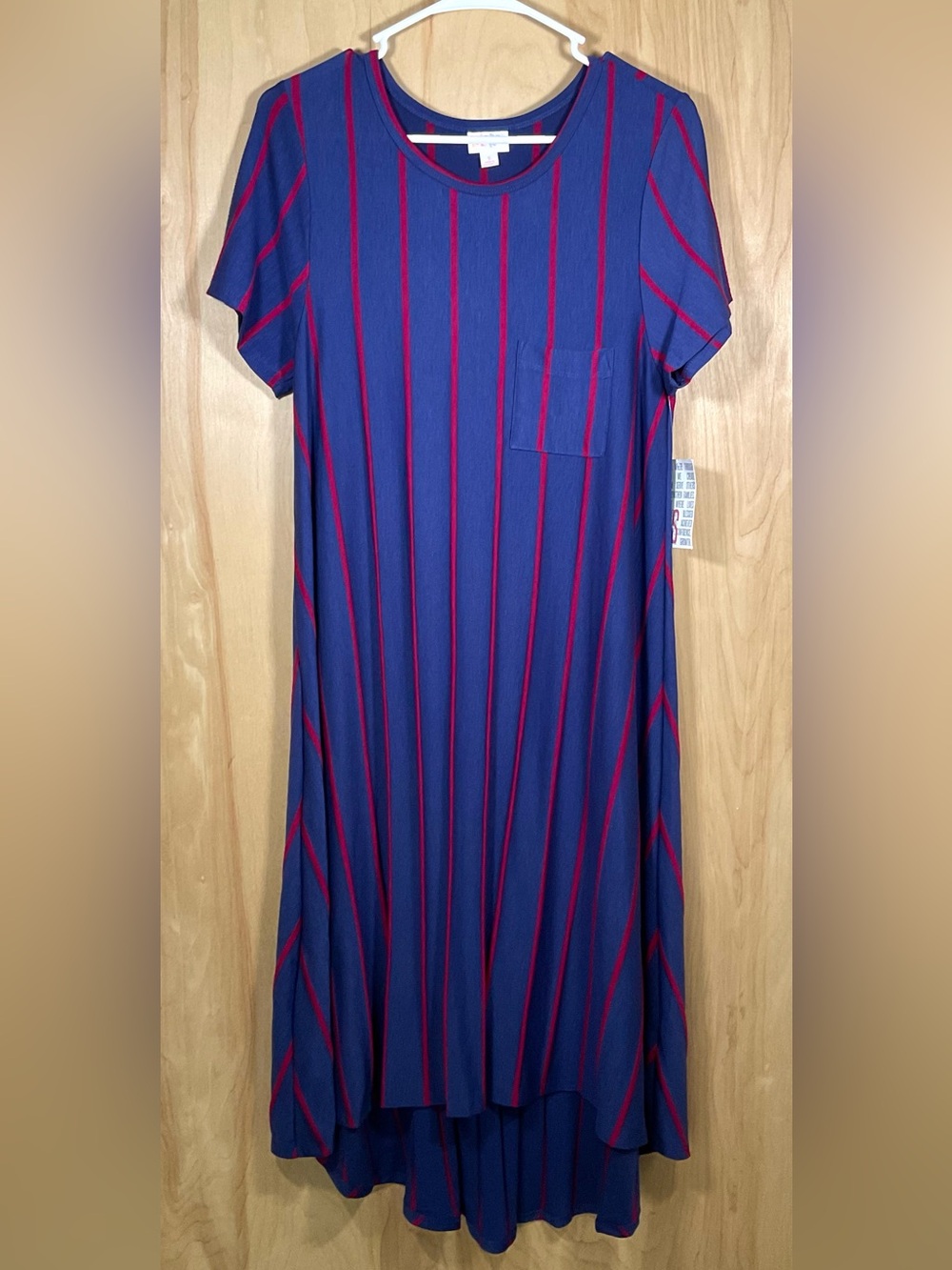 Lularoe Carly Striped Hi-Low Dress - NWT